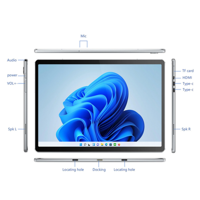 Customized Windows 2 In 1 Tablet PC 10.5 Inch 12.1 Inch 12.6 Inch For Education School