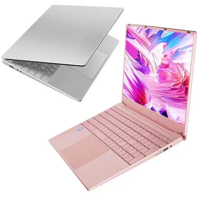 OEM ODM 15.6" Laptop Computer , Rose Gold PC Laptop With Backlit Keyboard